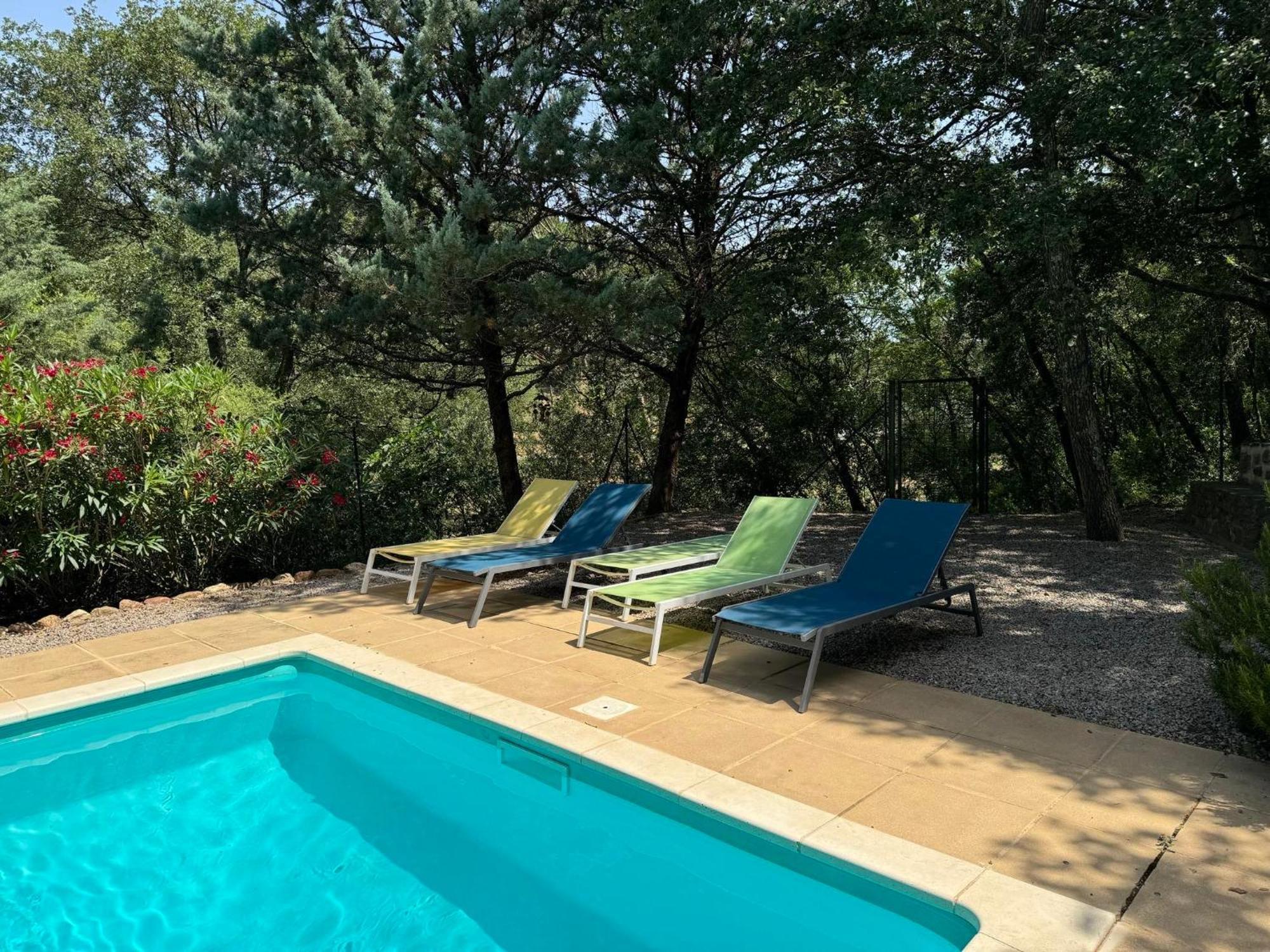 Maison Avec Piscine Chauffee Entre Mer Et Montagne Montauriol  Buitenkant foto